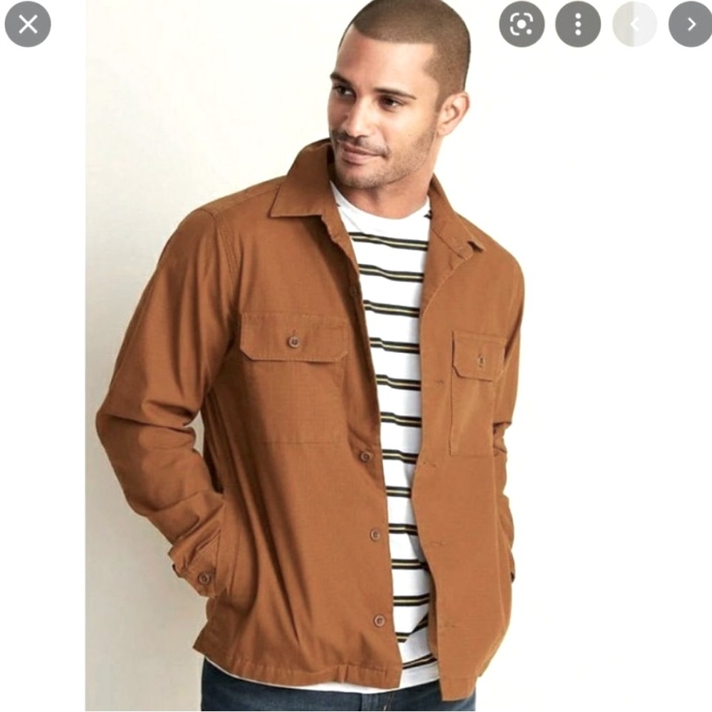 Old Navy Twill Ripstop Shacket / Utility Jacket - Medium
